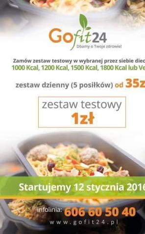 Dolny Śląsk: Rusza GoFit24.pl czyli zdrowe jedzenie do pracy i domu! - tel. 606605040