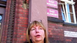 VIDEO: Uniewinniona od zarzutu, jaki wymyśliła jej sędzia z Kłodzka. Po resztę sprawiedliwości Bożena Zalewska udaje się do Strasbourga