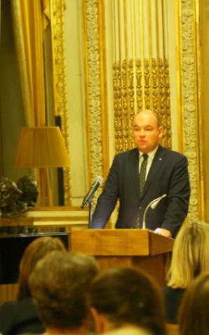  Wiceminister Jan Dziedziczak w Paryżu do Polaków o patriotyźmie